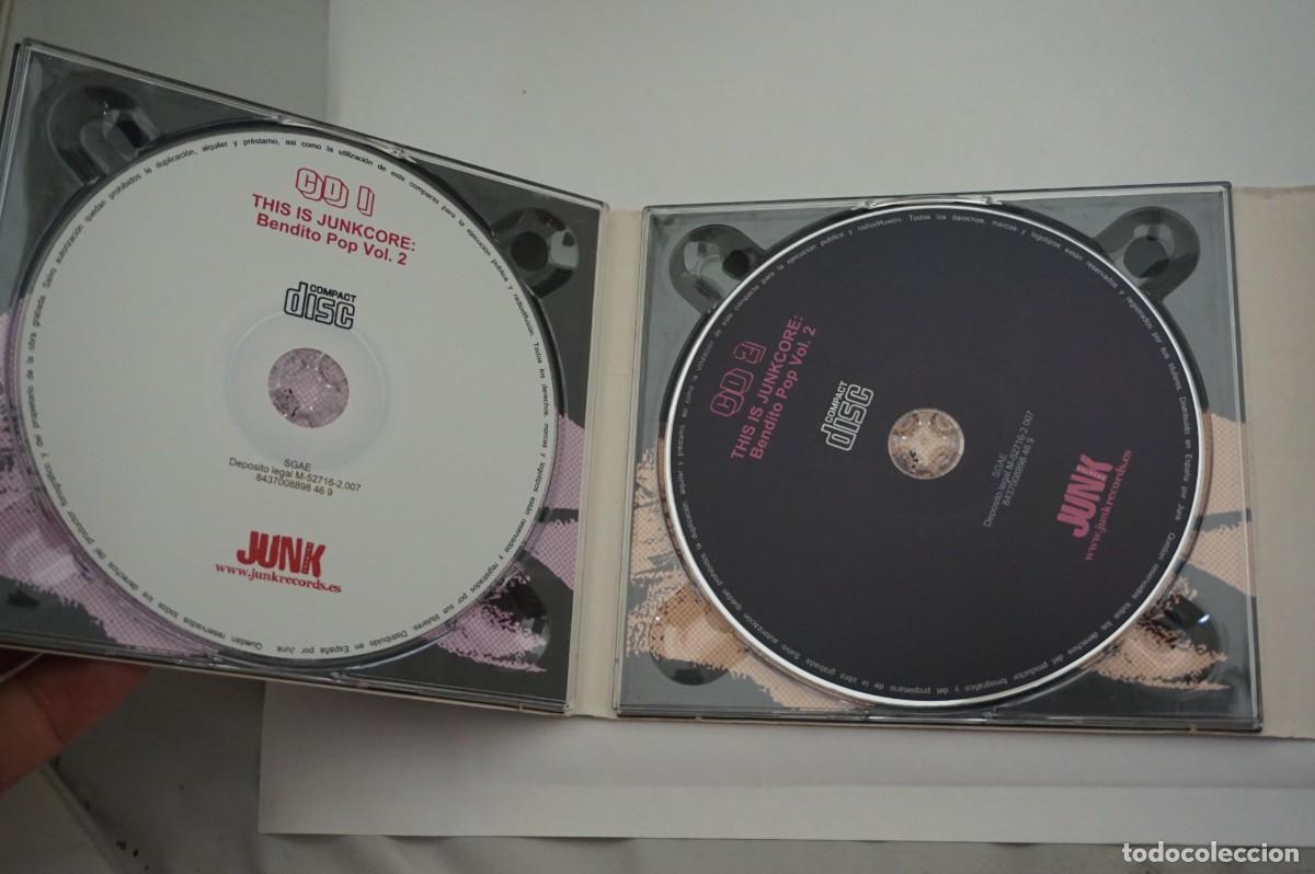 CDs de m&uacute;sica: 4 X CD - JUNK - THIS IS JUNKCORE - BENDITO POP VOL. 2 - Foto 2