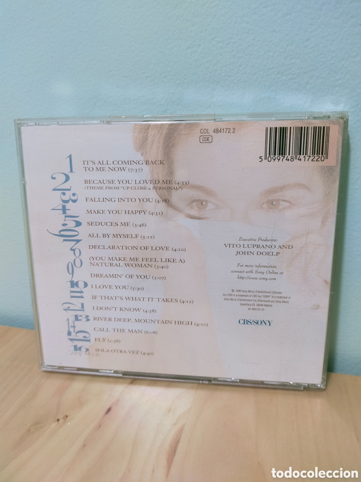CDs de m&uacute;sica: CD Celine Dion Falling into you - Foto 2