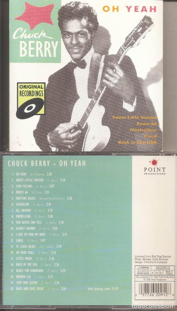 CDs de m&uacute;sica: CHUCK BERRY - OH YEAH (CD, POINT RECORDS 1992) - Foto 1
