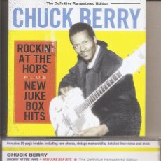 CDs de Música: CHUCK BERRY - ROCKIN AT THE HOPS + NEW JUKE BOX HITS AND BONUS TRACKS (CD, HOODOO RECORDS 2012)