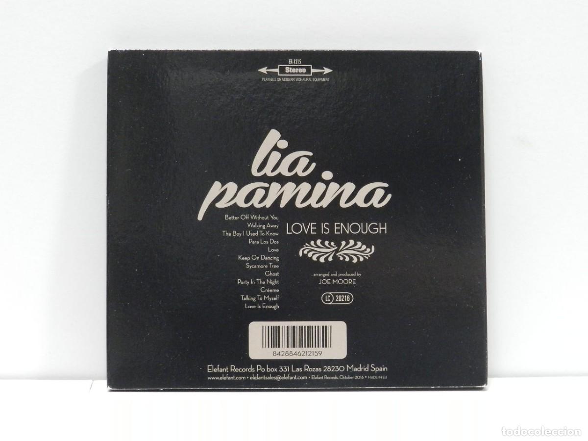 CDs de m&uacute;sica: DISCO CD. Lia Pamina &ndash; Love Is Enough. COMPACT DISC. - Foto 2