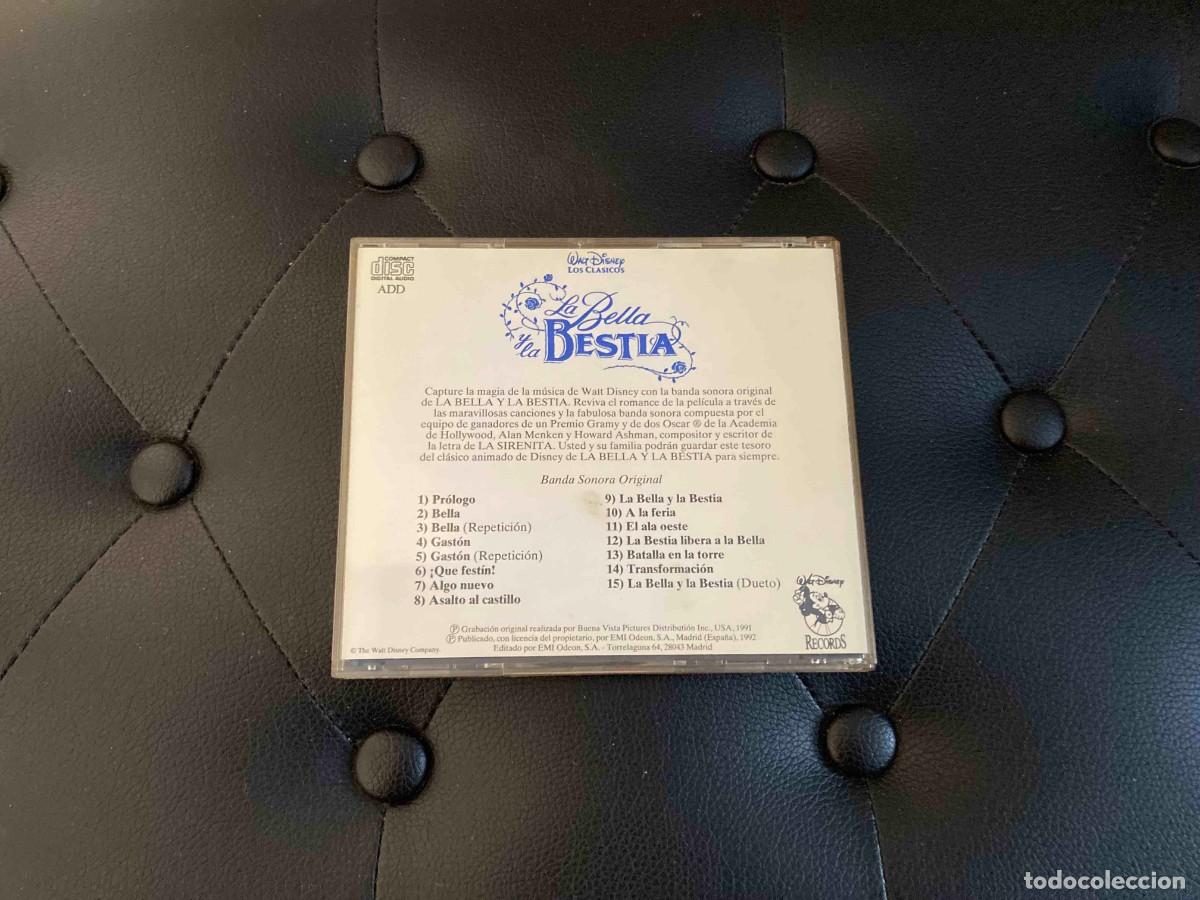 CDs de m&uacute;sica: CD. Banda sonora. La bella y la bestia - Foto 2