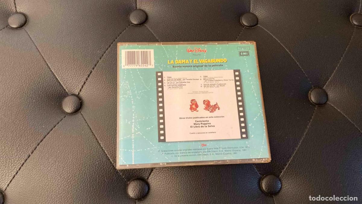 CDs de m&uacute;sica: CD. Banda sonora. La Dama y El Vagabundo - Foto 2