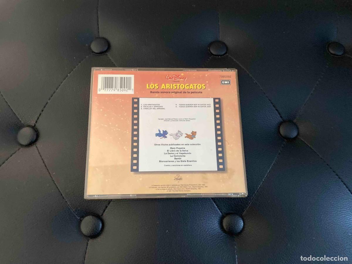 CDs de m&uacute;sica: CD. Banda sonora. Los Aristogatos - Foto 2