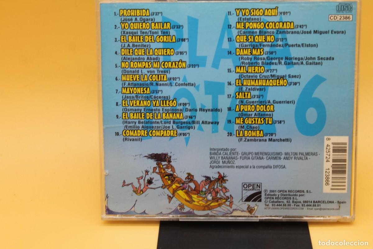 CDs de m&uacute;sica: CD PALYA TOTAL 6 TODOS LOS EXITOS DEL VERANO - Foto 3