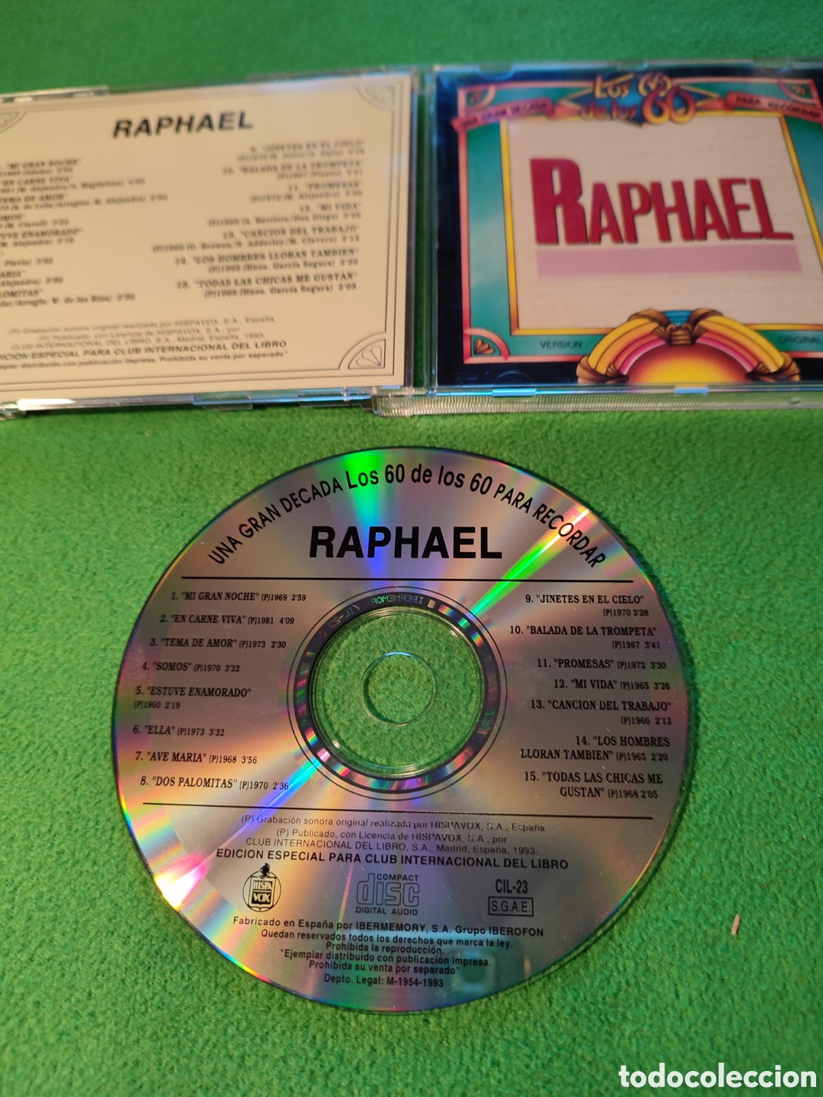 CDs de m&uacute;sica: Raphael - Los 60 de los 60 - Foto 2