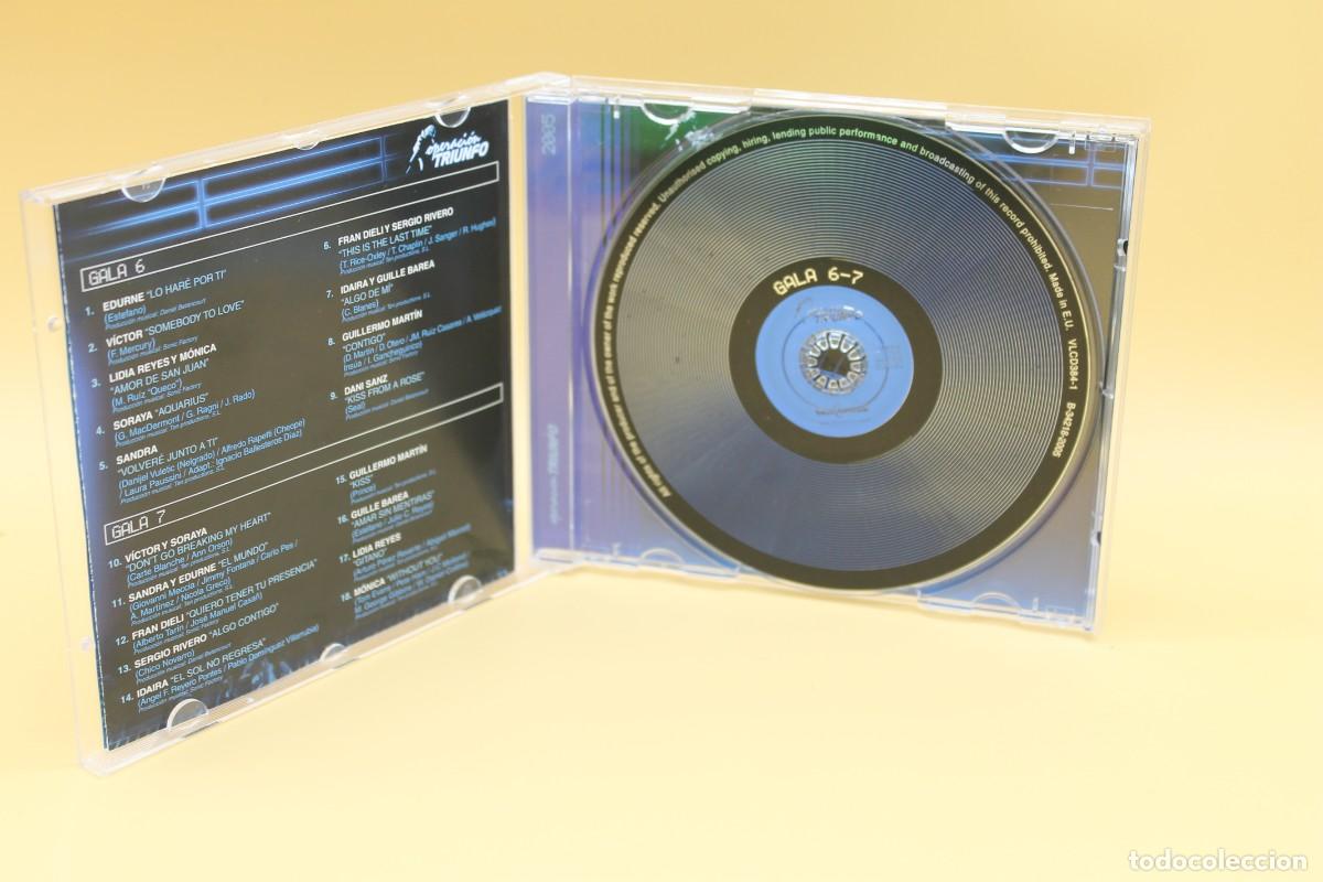 CDs de m&uacute;sica: CD OPERACION TRIUNFO GALAS 6-7 - Foto 2