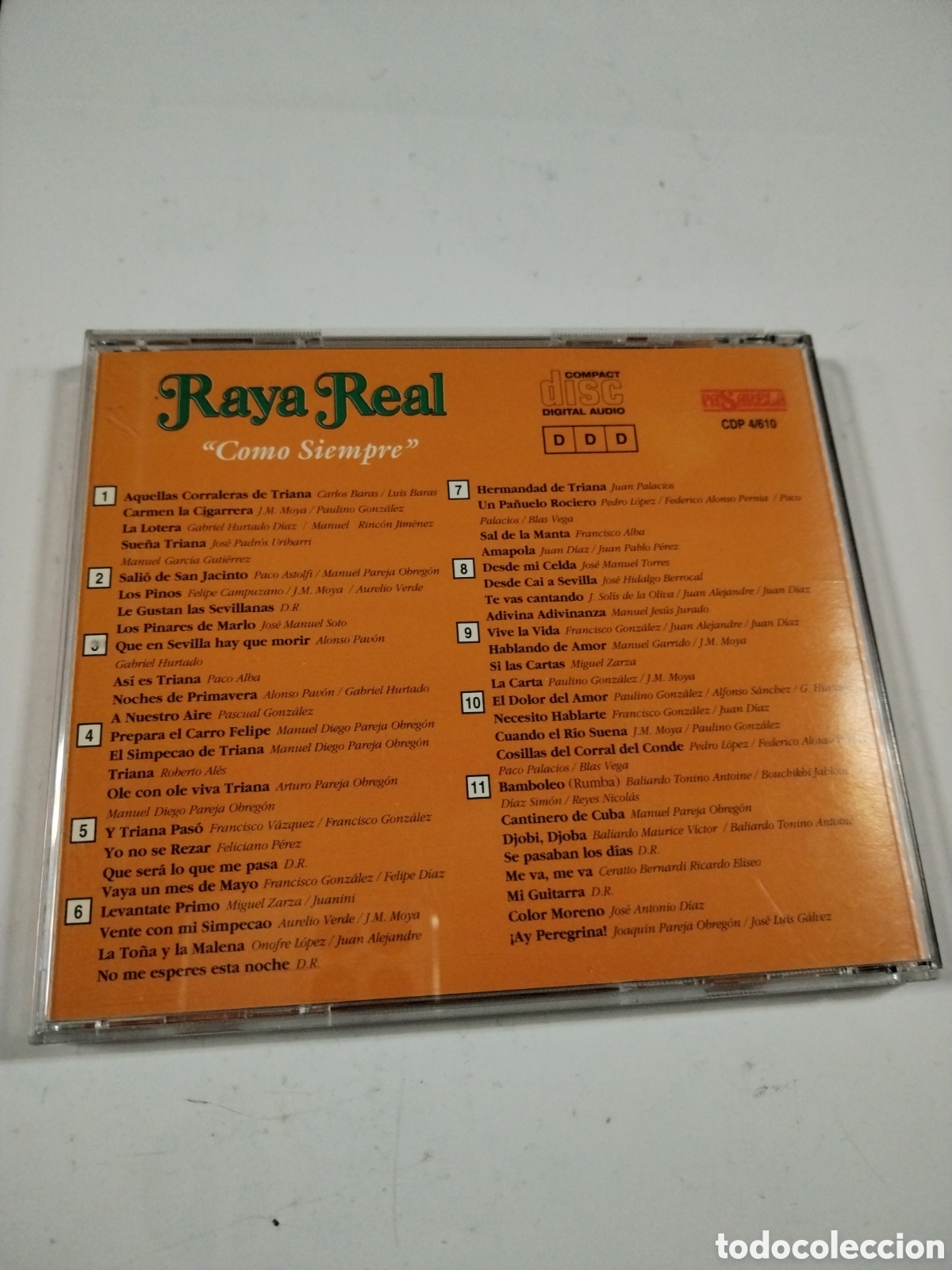 CDs de m&uacute;sica: RAYA REAL - COMO SIEMPRE. CD - Foto 2