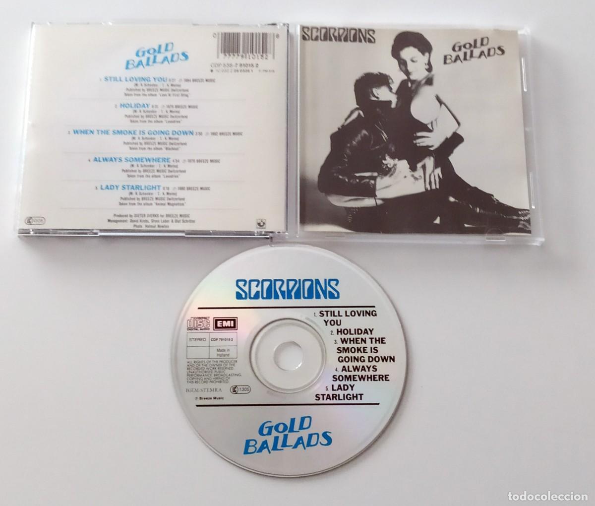 CDs de m&uacute;sica: CD SCORPIONS - GOLD BALLADS - Foto 2