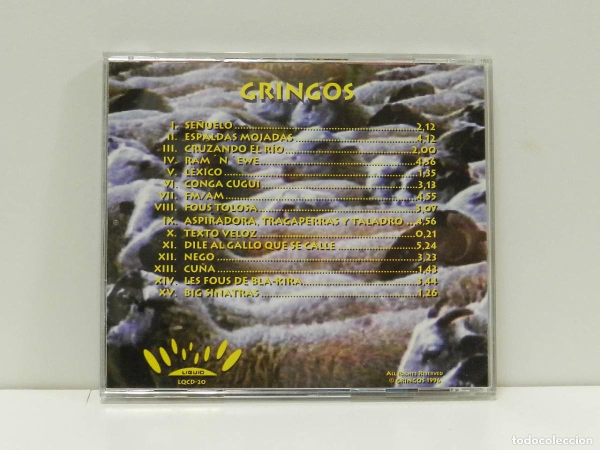 CDs de m&uacute;sica: DISCO CD. Gringos &ndash; Gringos. COMPACT DISC. - Foto 2