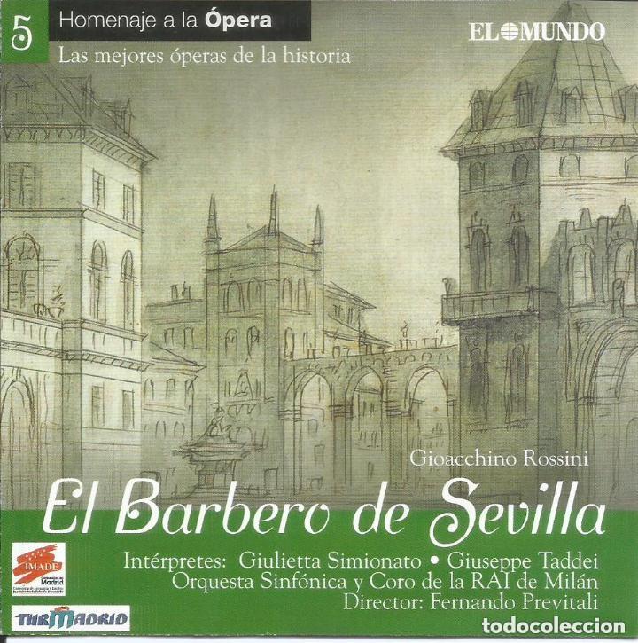 CD de M&uacute;sica: CD. Las mejores operas de la historia.El Barbero de Sevilla - Orquesta sinf&oacute;nica y coro de la RAI,