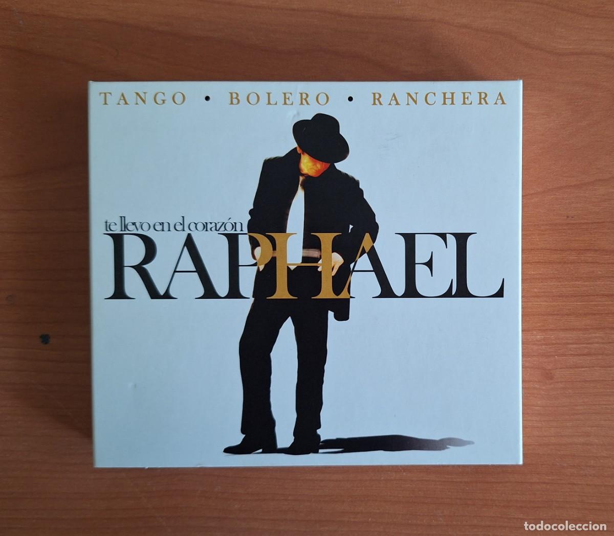CDs de m&uacute;sica: CD. Raphael, Tango, Bolero, Ranchera. Te llevo en el corazon. - Foto 1