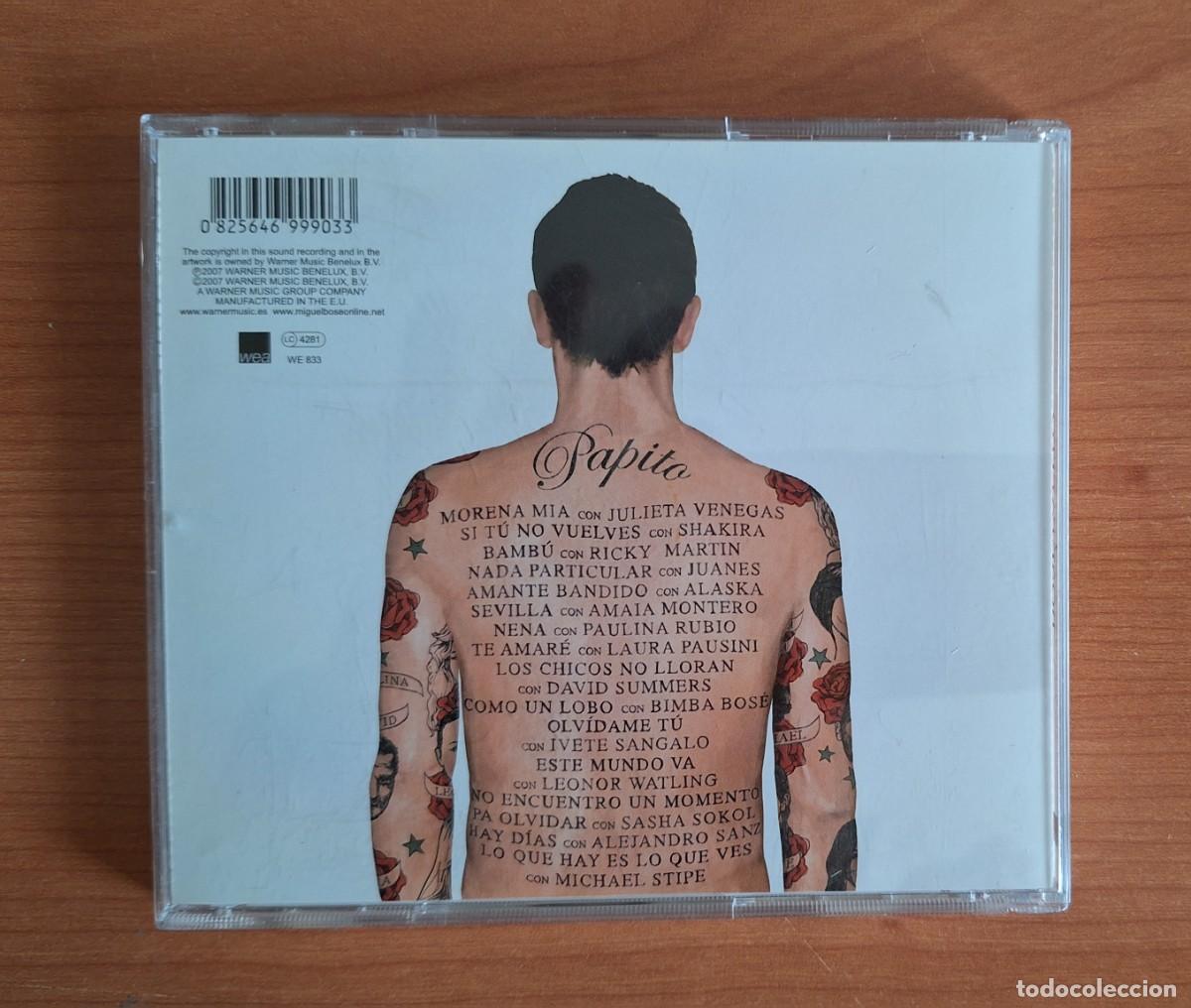 CDs de m&uacute;sica: Cd. Miguel Bose. Papito - Foto 2