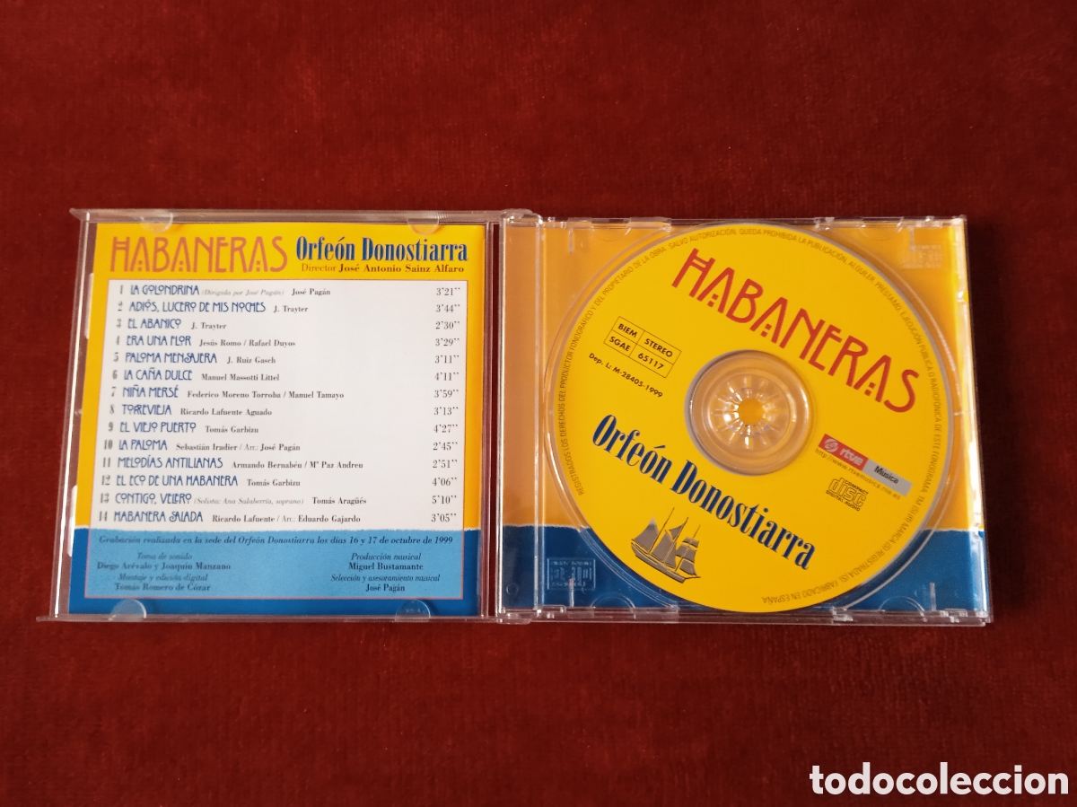 CDs de m&uacute;sica: C D, ORFE&Oacute;N DONOSTIARRA. - Foto 2