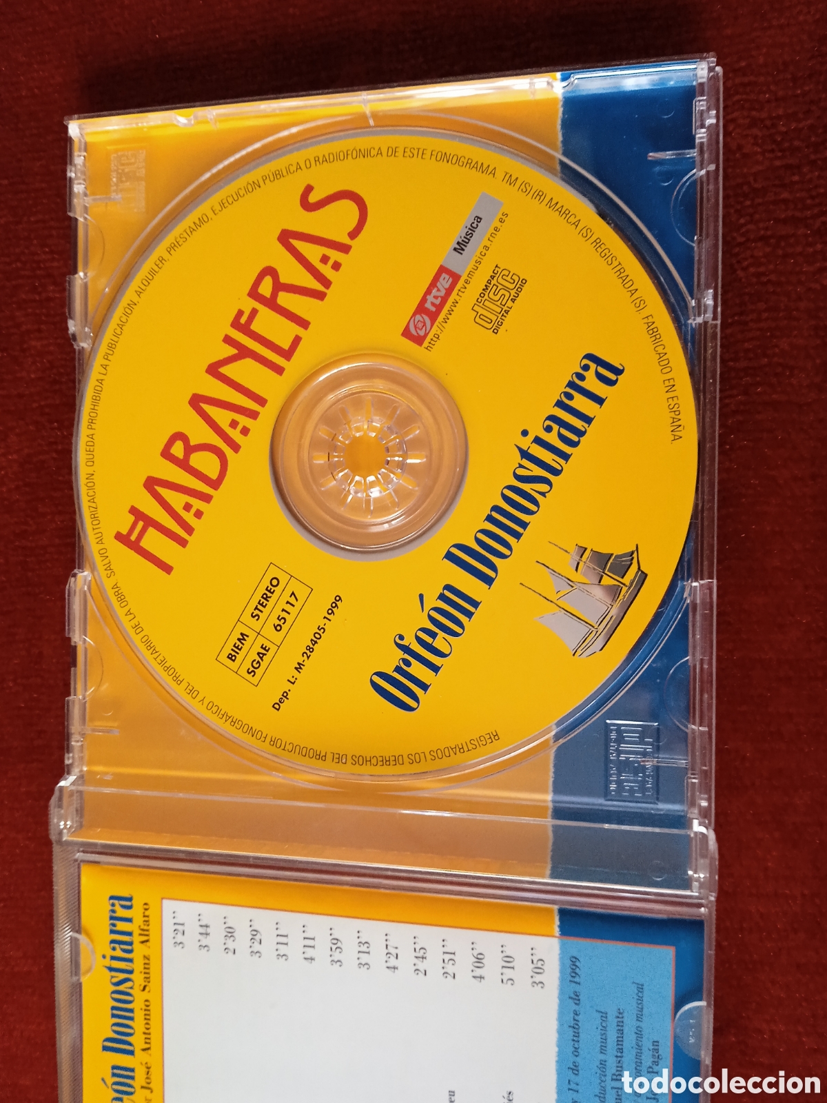 CDs de m&uacute;sica: C D, ORFE&Oacute;N DONOSTIARRA. - Foto 3