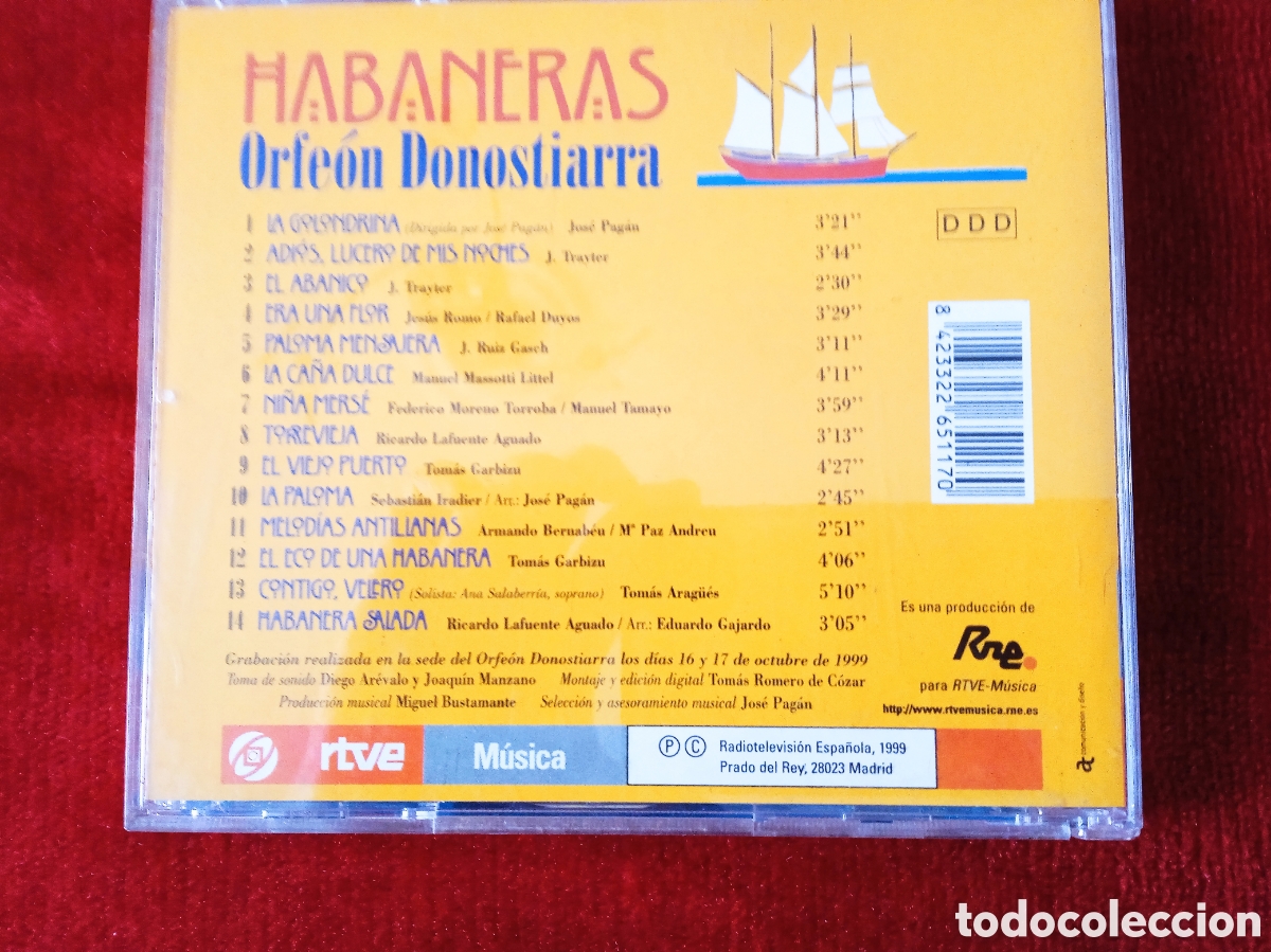 CDs de m&uacute;sica: C D, ORFE&Oacute;N DONOSTIARRA. - Foto 4
