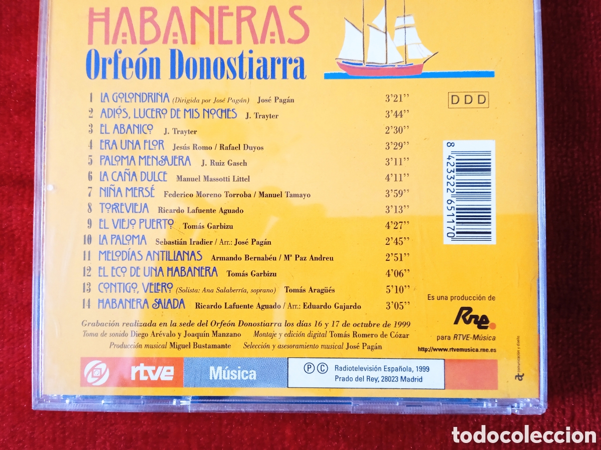 CDs de m&uacute;sica: C D, ORFE&Oacute;N DONOSTIARRA. - Foto 5