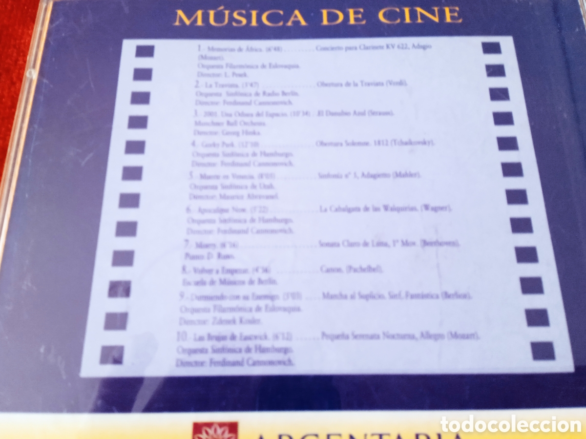 CDs de m&uacute;sica: M&uacute;sica de Cine .Argentaria. - Foto 5