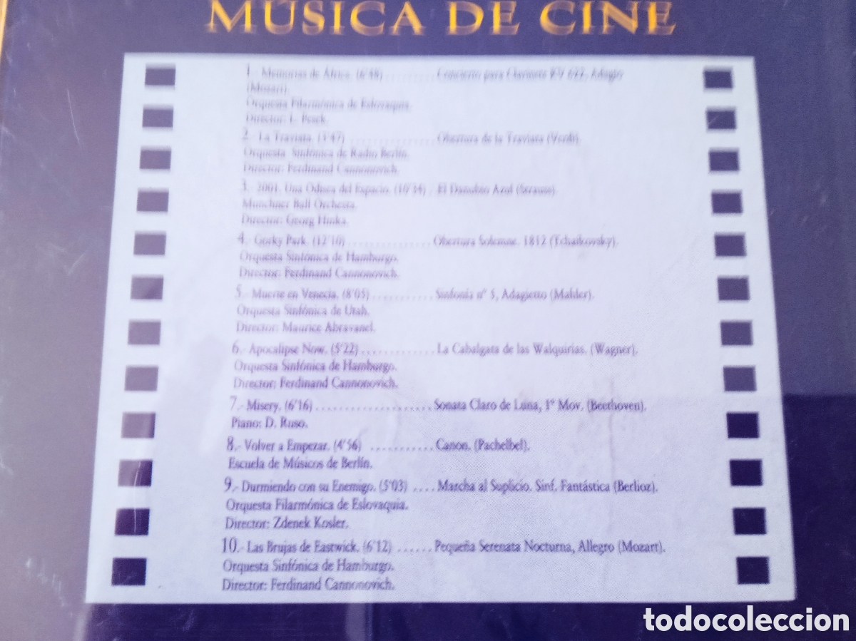 CDs de m&uacute;sica: M&uacute;sica de Cine .Argentaria. - Foto 6