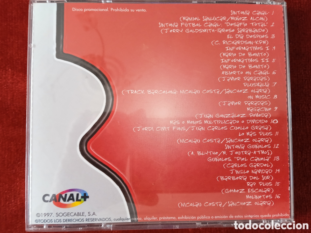 CDs de m&uacute;sica: Permanezca en Sinton&iacute;a.Canal +. - Foto 7