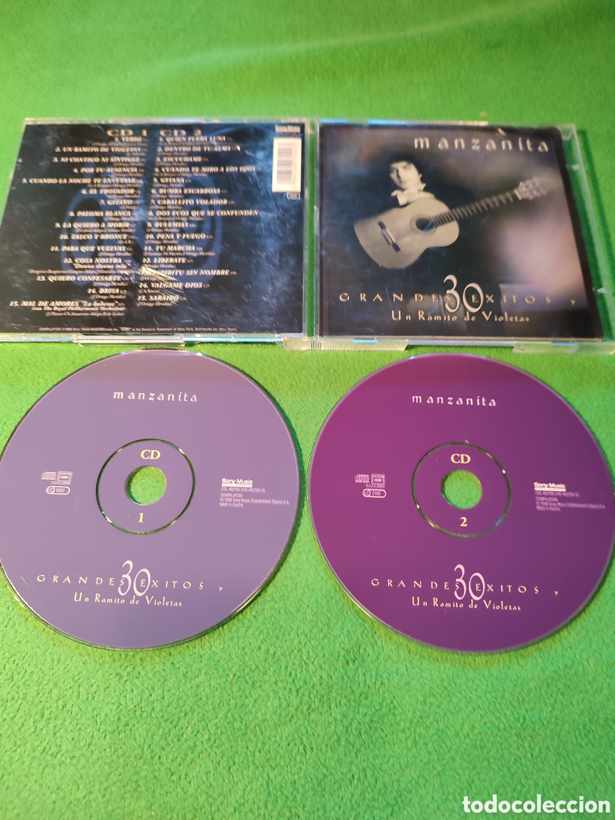 CDs de m&uacute;sica: Manzanita - 30 grandes &eacute;xitos 2 CDs - Foto 2