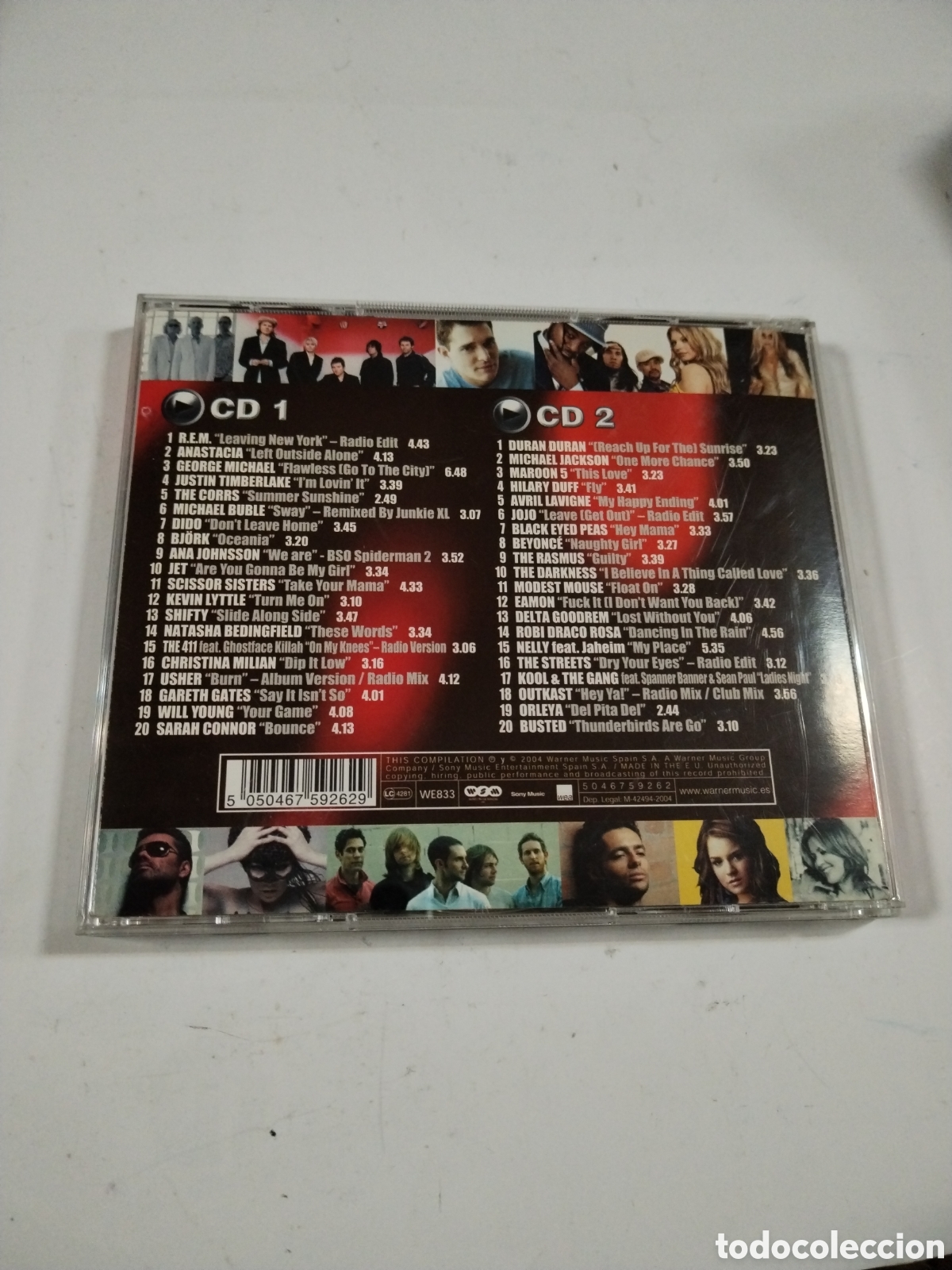 CDs de m&uacute;sica: PLAY LOS EXITOS INTERNACIONALES DEL A&Ntilde;O 2 CDS - CD - Foto 2