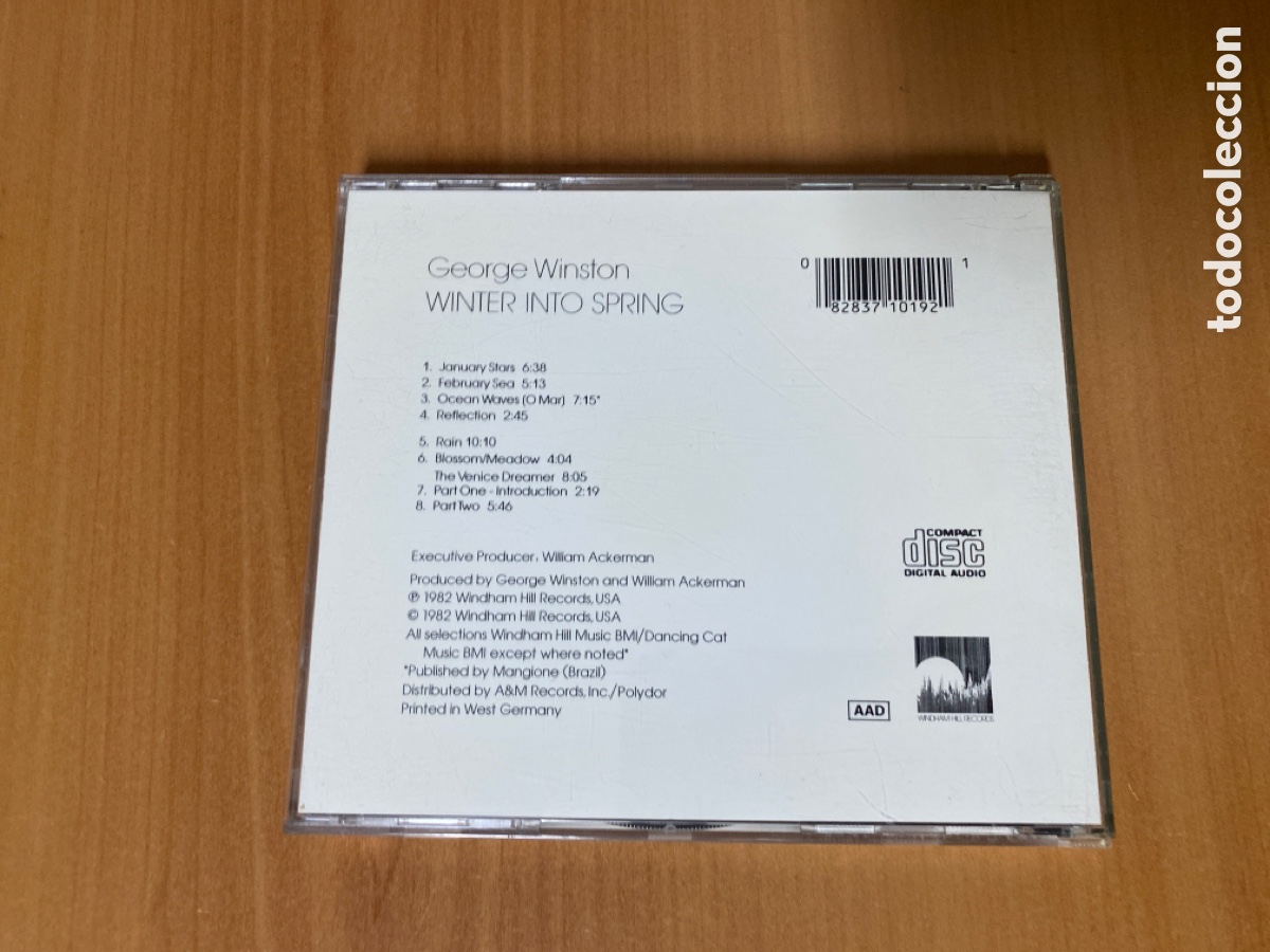 CDs de m&uacute;sica: George Winston - Winter Into Spring - Foto 2
