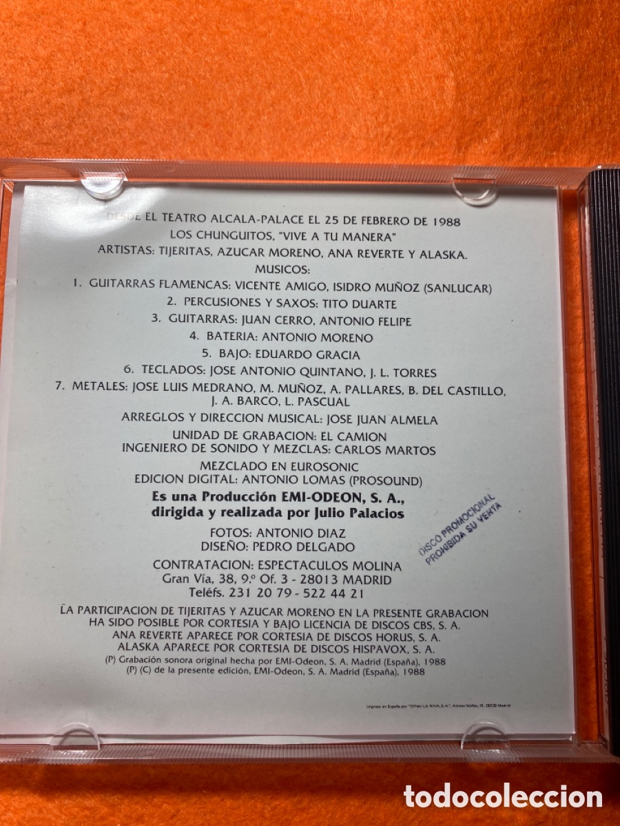 CDs de m&uacute;sica: Los chinguitos ( vive a tu manera) - Foto 4