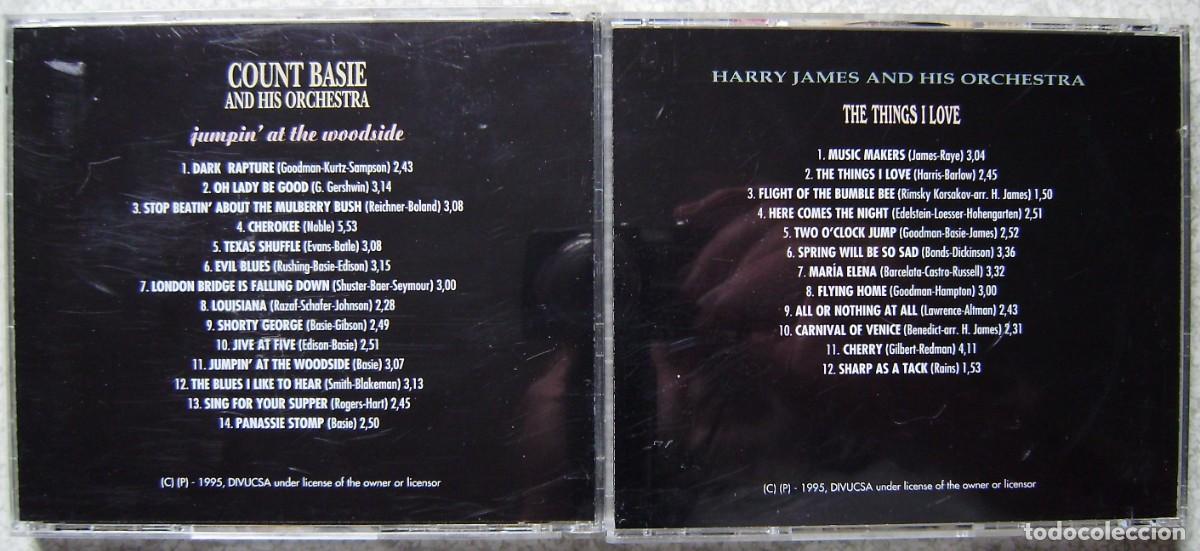 CDs de m&uacute;sica: LOTE.COUNT BASIE + HARRY JAMES. - Foto 2