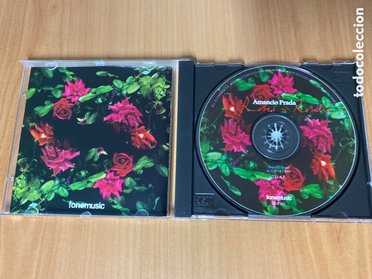 CDs de m&uacute;sica: Amancio Prada - Rosas a Rosal&iacute;a - Foto 3