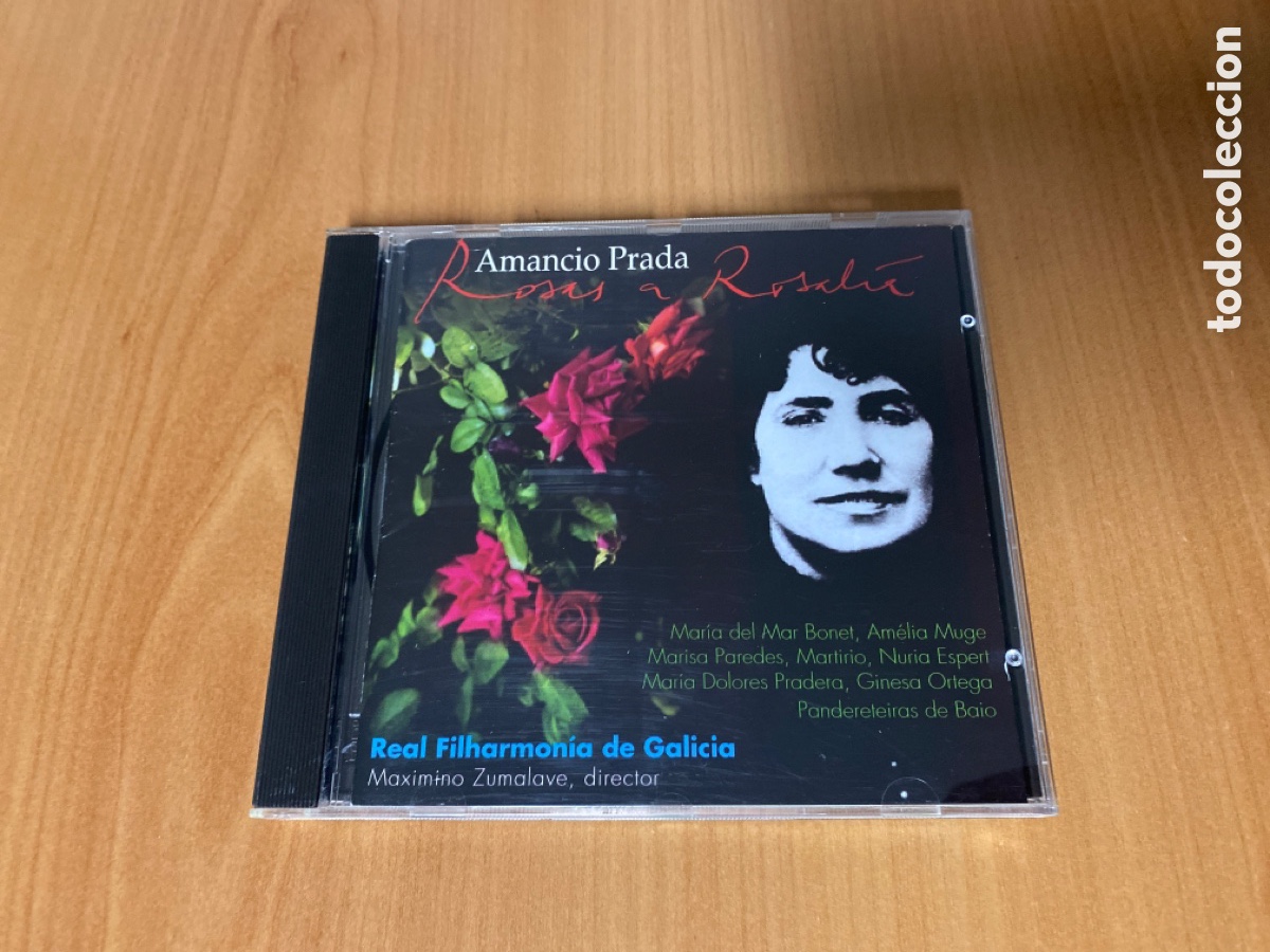 CDs de m&uacute;sica: Amancio Prada - Rosas a Rosal&iacute;a - Foto 1