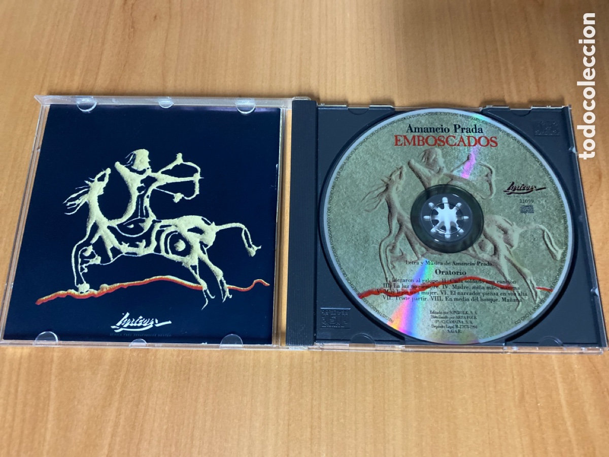 CDs de m&uacute;sica: Amancio Prada - Emboscados - Foto 3