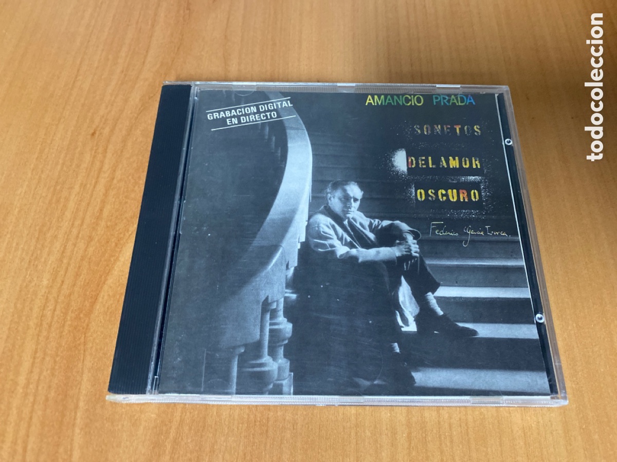 CDs de m&uacute;sica: Amancio Prada - Sonetos del Amor Oscuro - Foto 1