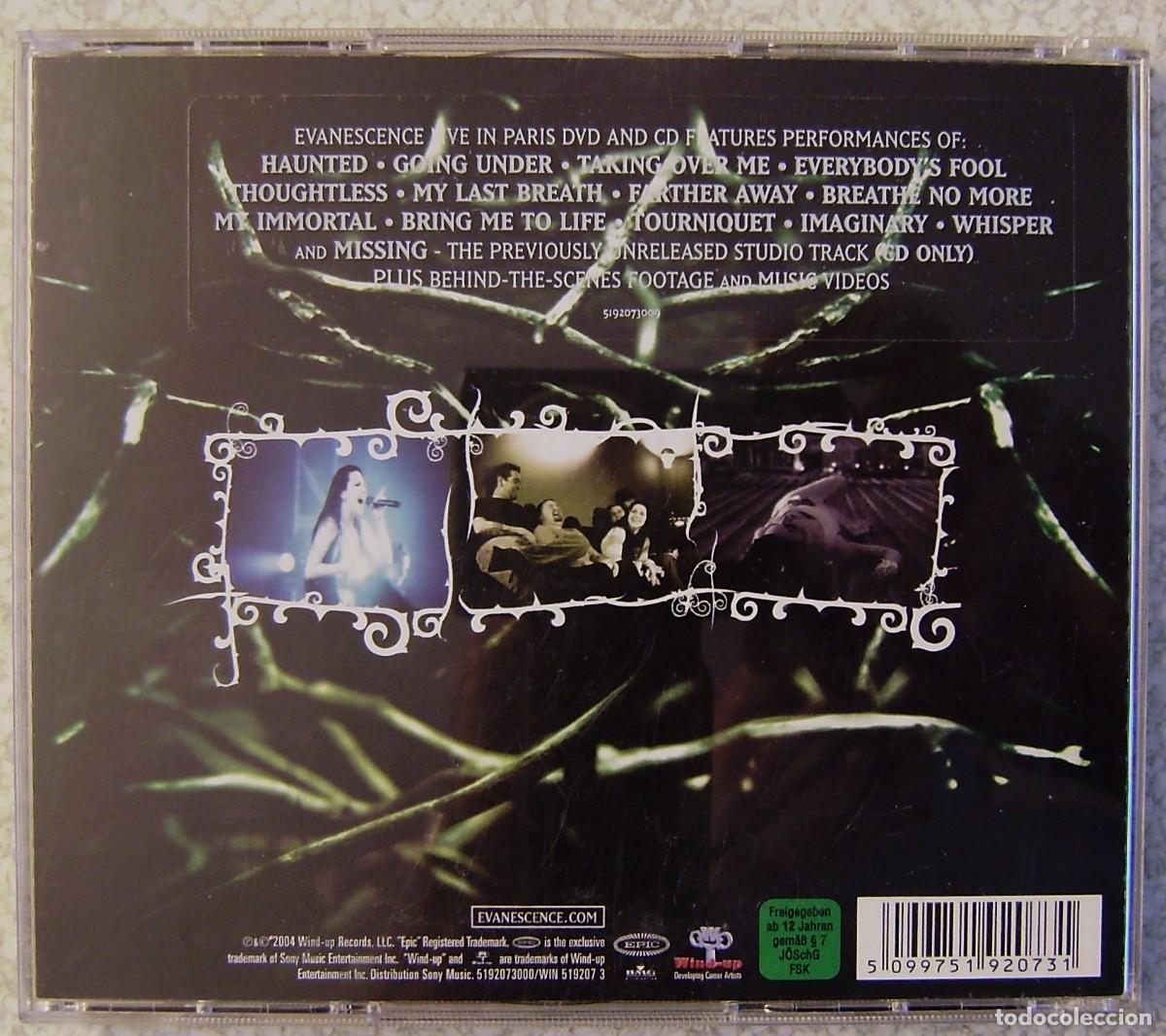 CDs de m&uacute;sica: EVANESCENCE.ANYWHERE BUT HOME...CD + DVD - Foto 2