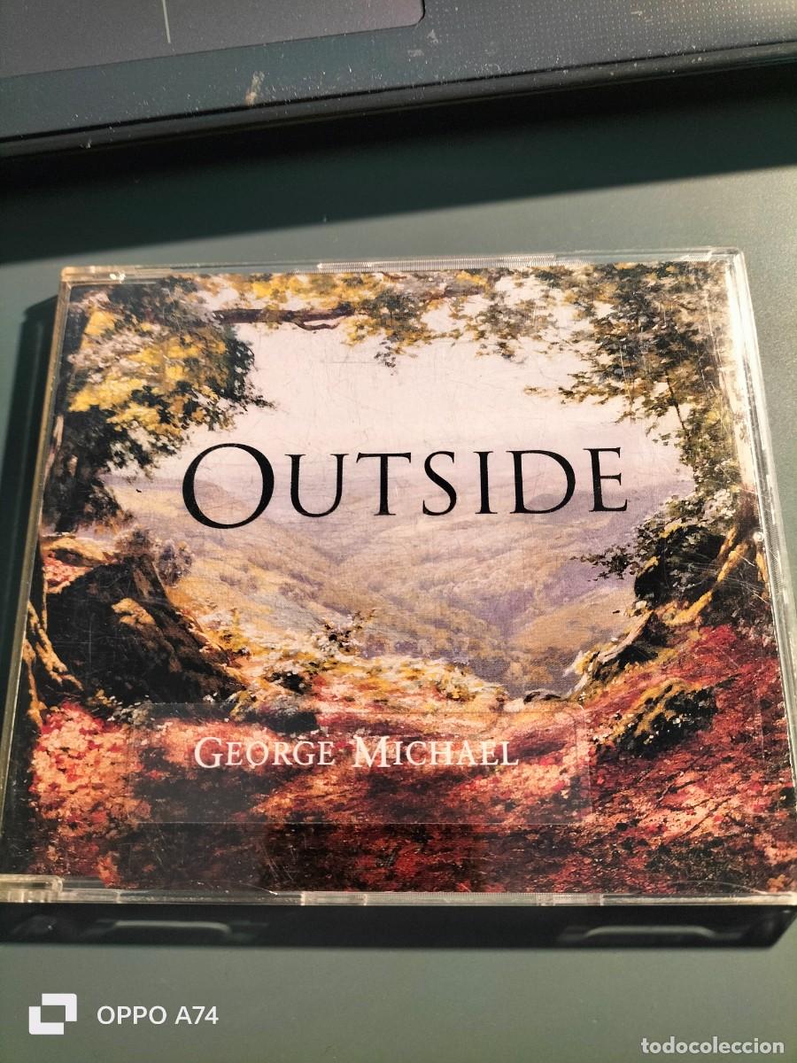 CDs de m&uacute;sica: RAR SINGLE CD. GEORGE MICHAEL. OUTSIDE. STICKER - Foto 1