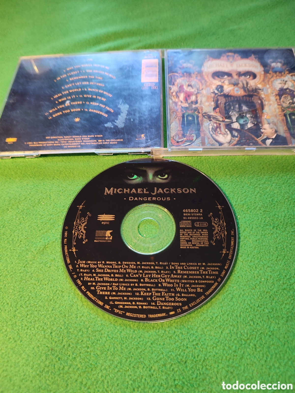 CDs de m&uacute;sica: Michael Jackson - Dangerous - Foto 2