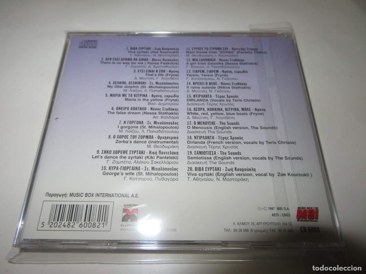 CDs de m&uacute;sica: Lets Dance Syrtaki (CD, MBI, 1997) COMO NUEVO - Foto 2
