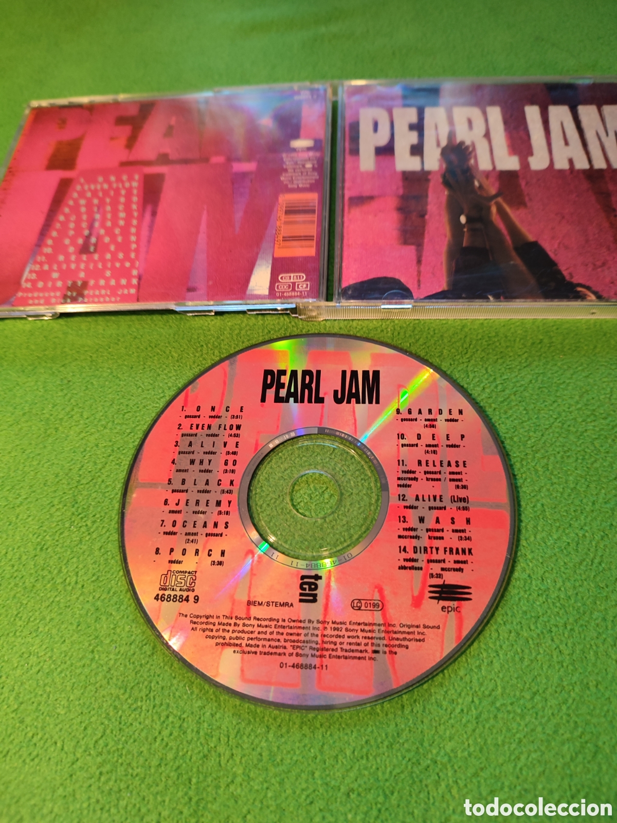 CDs de m&uacute;sica: Pearl Jam - Ten - Foto 2