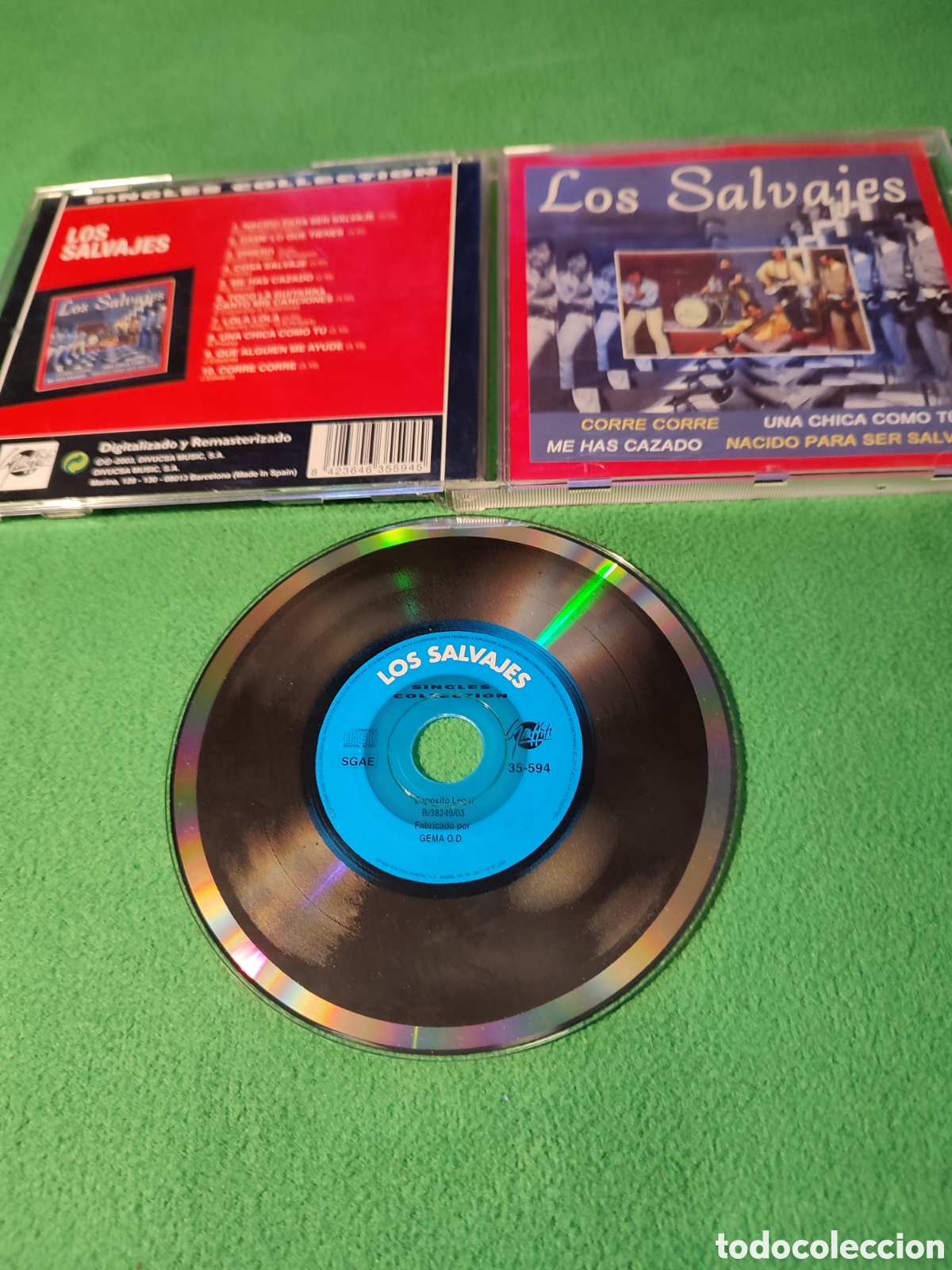 CDs de m&uacute;sica: Los Salvajes - Singles Collection - Foto 2