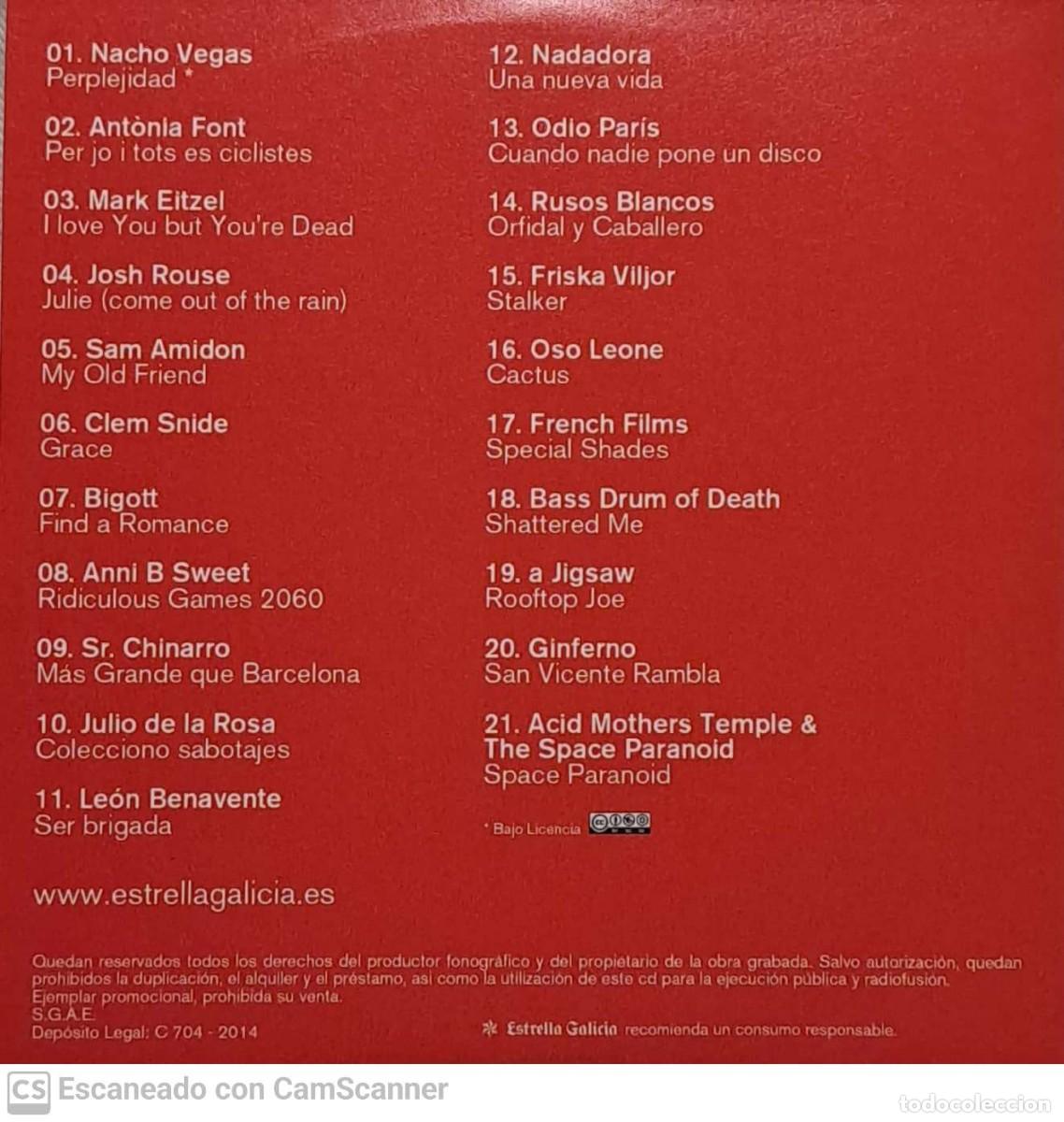 CDs de m&uacute;sica: Various &lrm;&ndash; SON Estrella Galicia - Foto 2