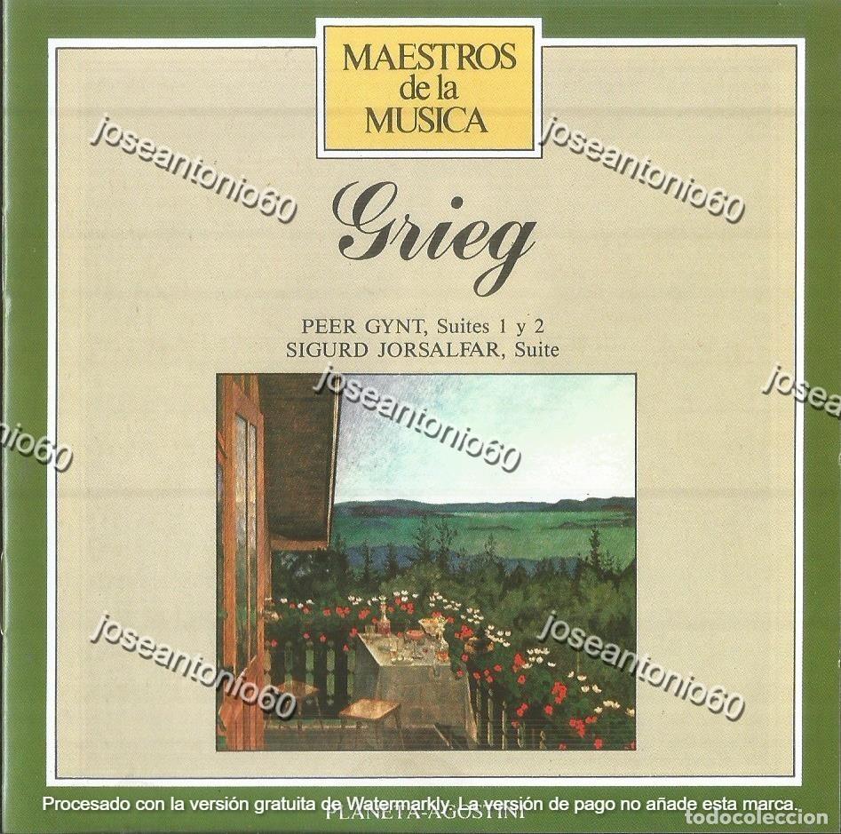 CD de M&uacute;sica: SUITE 1 Y 2&hellip; CD. III-19 - GRIEG