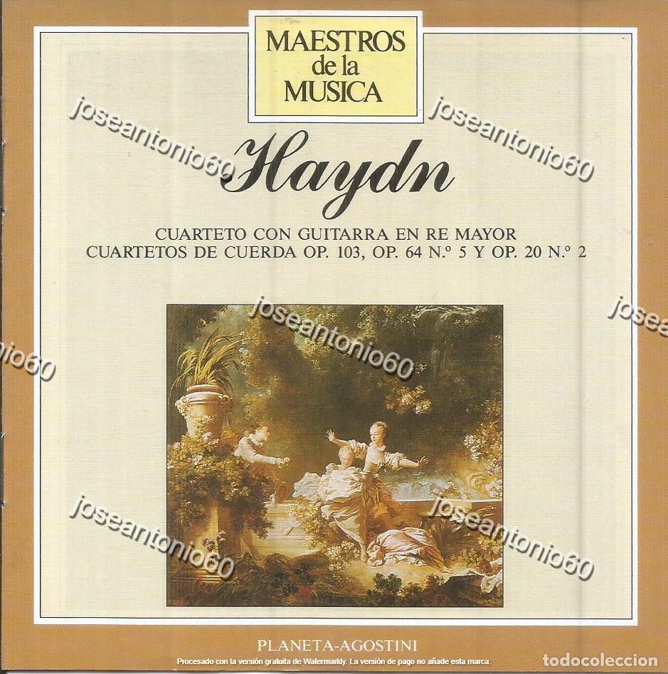 CDs de m&uacute;sica: CUARTETO CON GUTARRA EN RE MAYOR. CD. I-20 - HAYDN - Foto 1