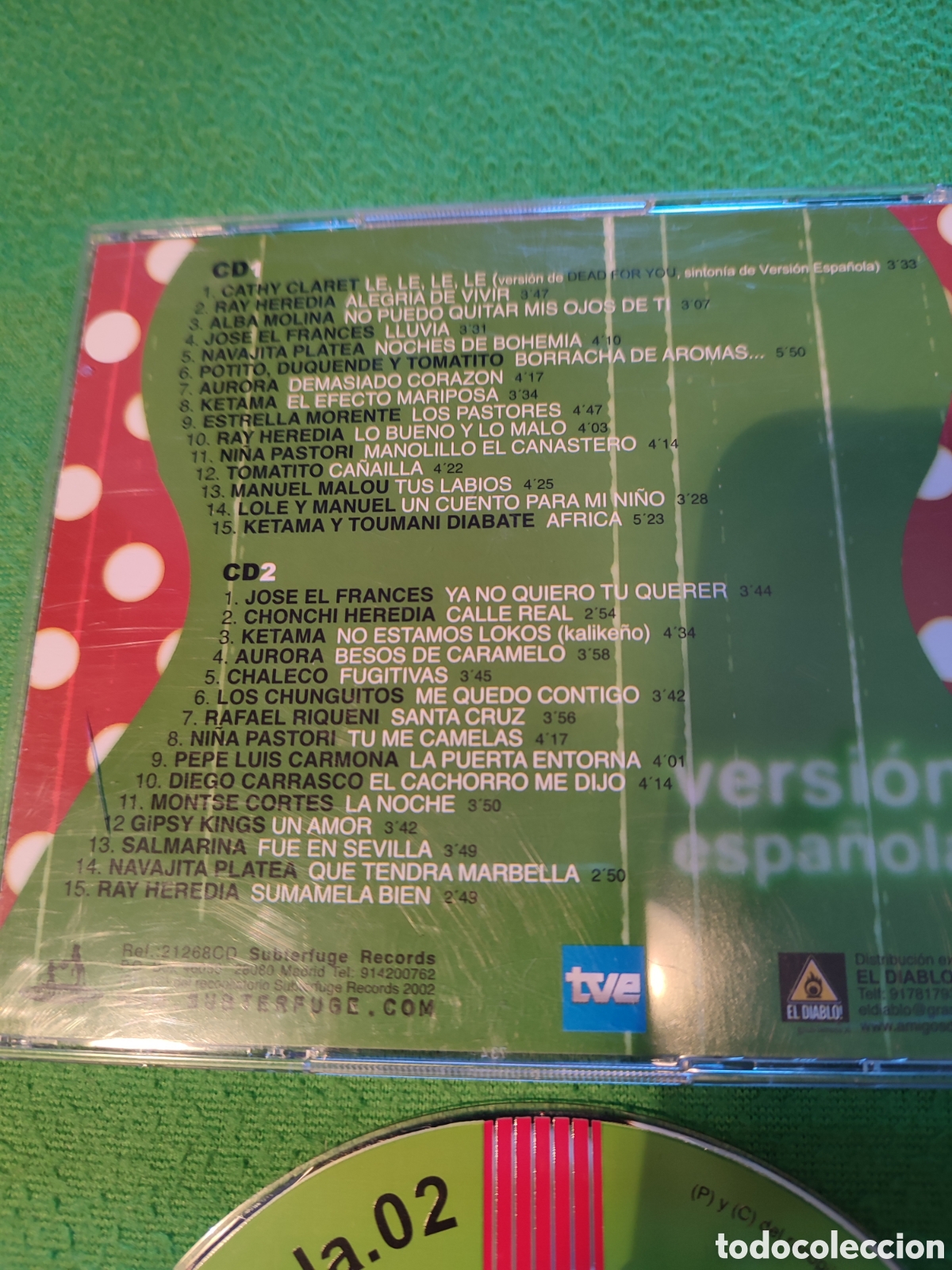 CDs de m&uacute;sica: Versi&oacute;n espa&ntilde;ola.02 - Varios autores, 2 cds - Foto 3