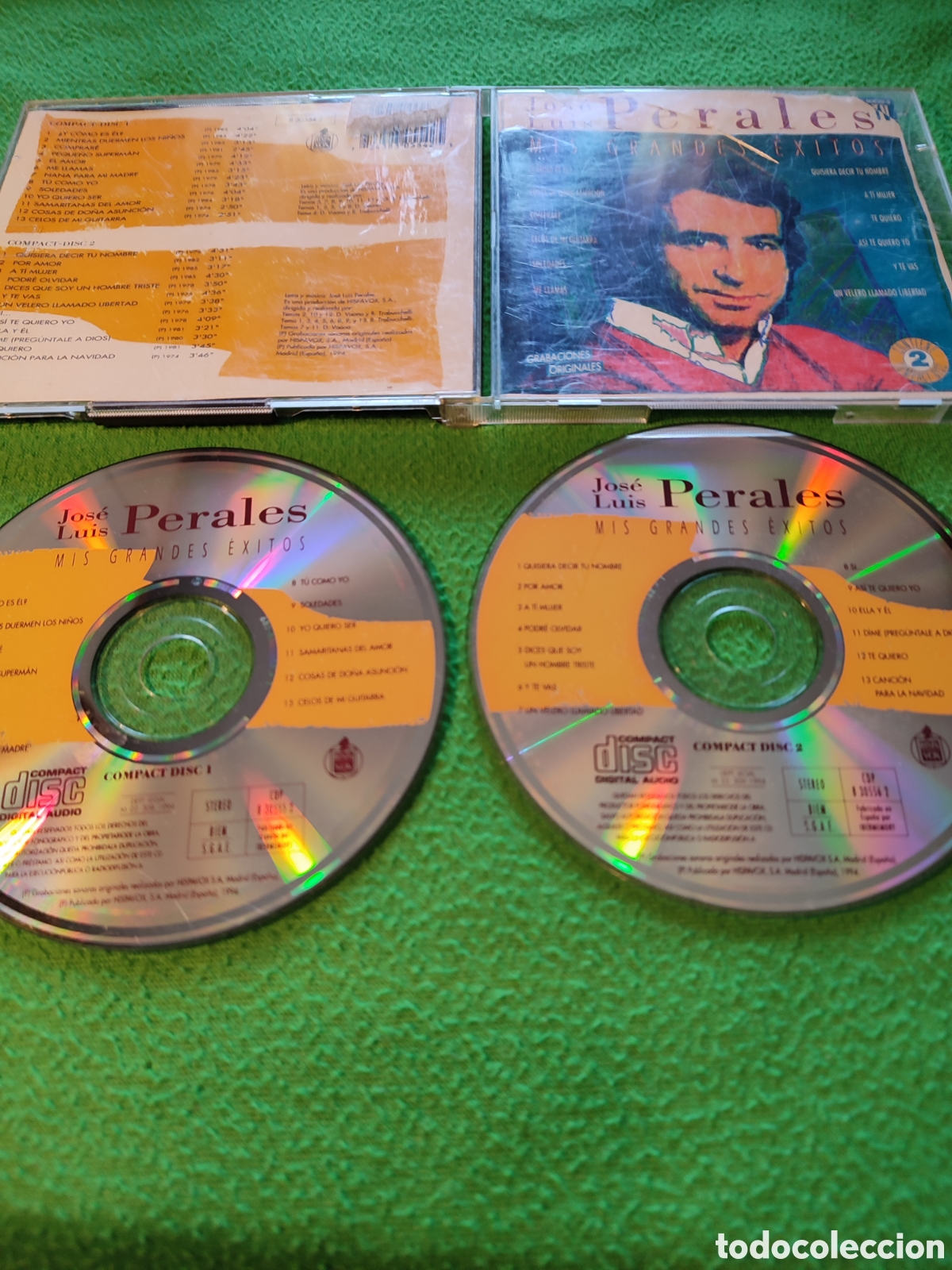 CDs de m&uacute;sica: Jos&eacute; Luis Perales - Mis grandes &eacute;xitos 2 CDs - Foto 2