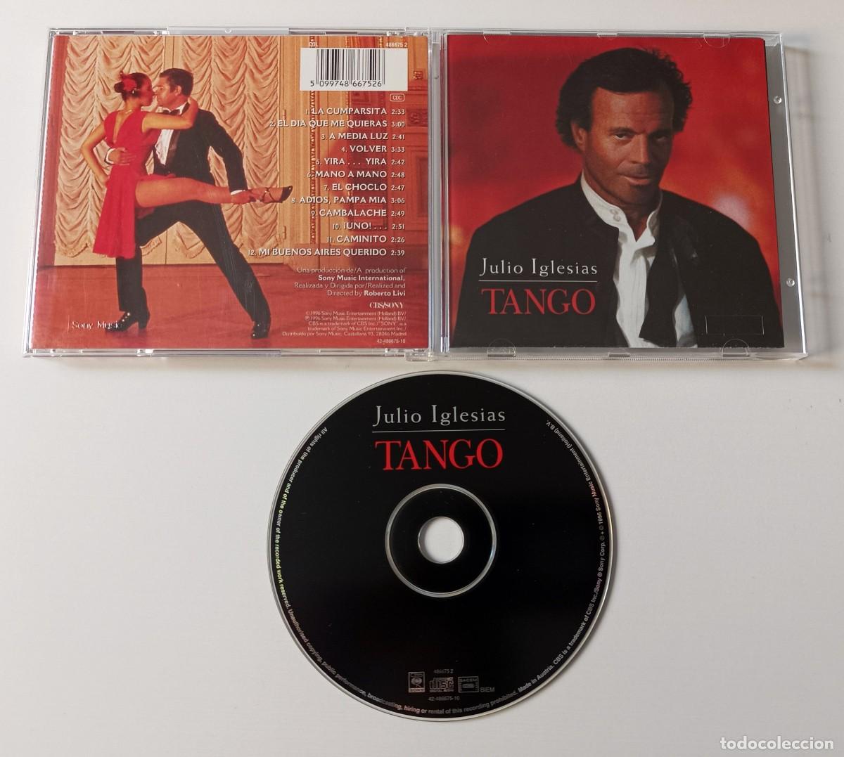 CDs de m&uacute;sica: CD JULIO IGLESIAS - TANGO - Foto 2