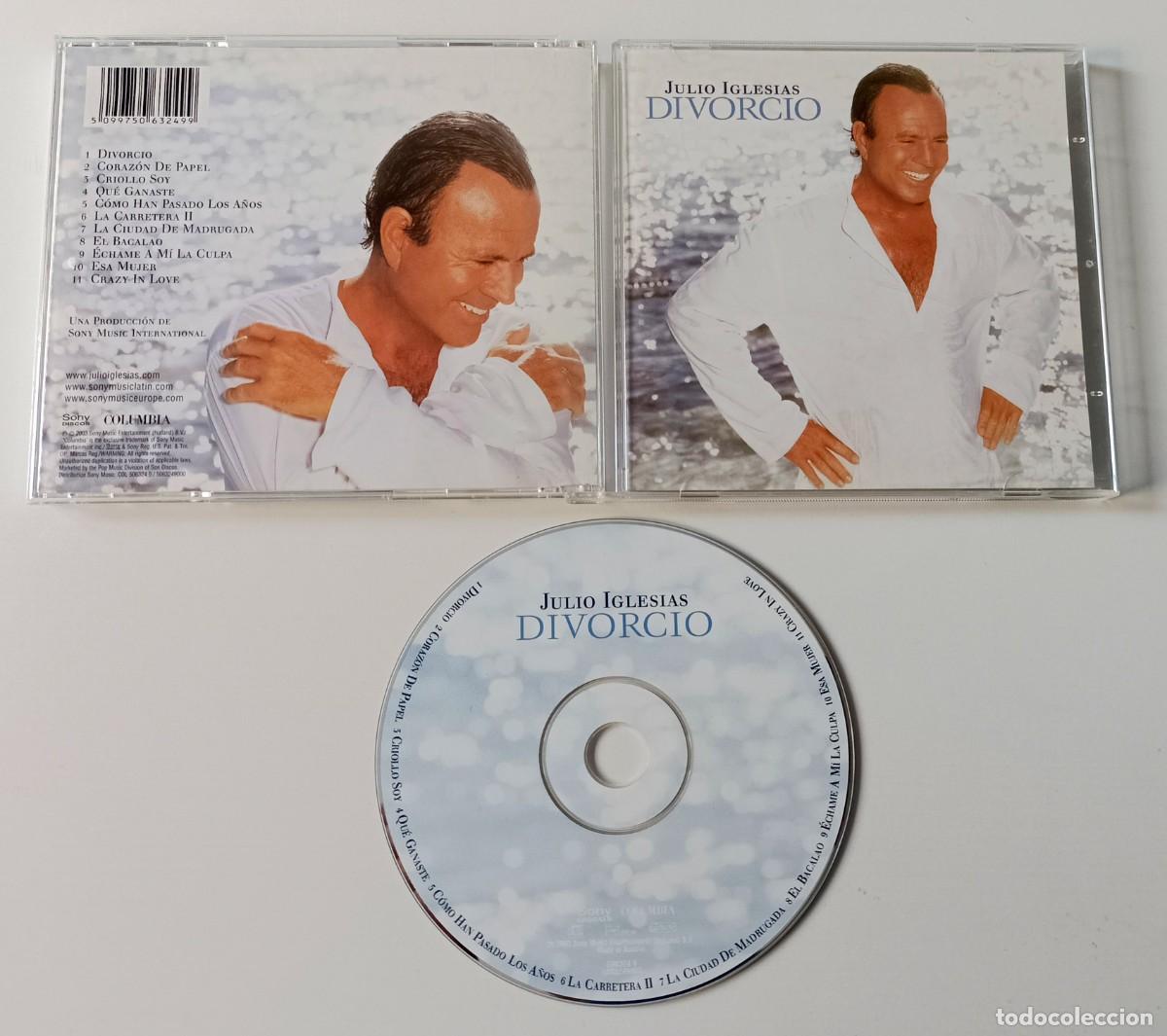 CDs de m&uacute;sica: CD JULIO IGLESIAS - DIVORCIO - Foto 2