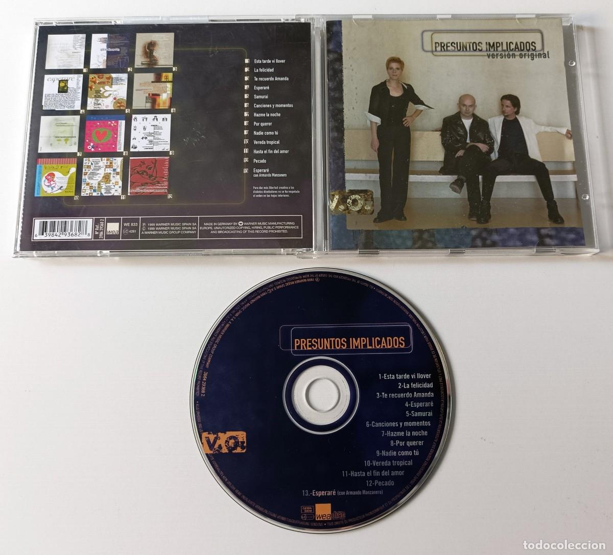 CDs de m&uacute;sica: CD PRESUNTOS IMPLICADOS - VERSION ORIGINAL - Foto 2