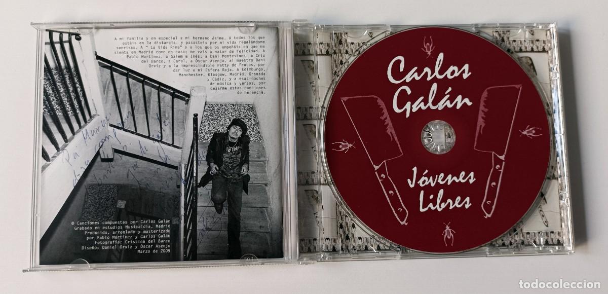 CDs de m&uacute;sica: CD CARLOS GAL&Aacute;N - JOVENES LIBRES - Foto 2