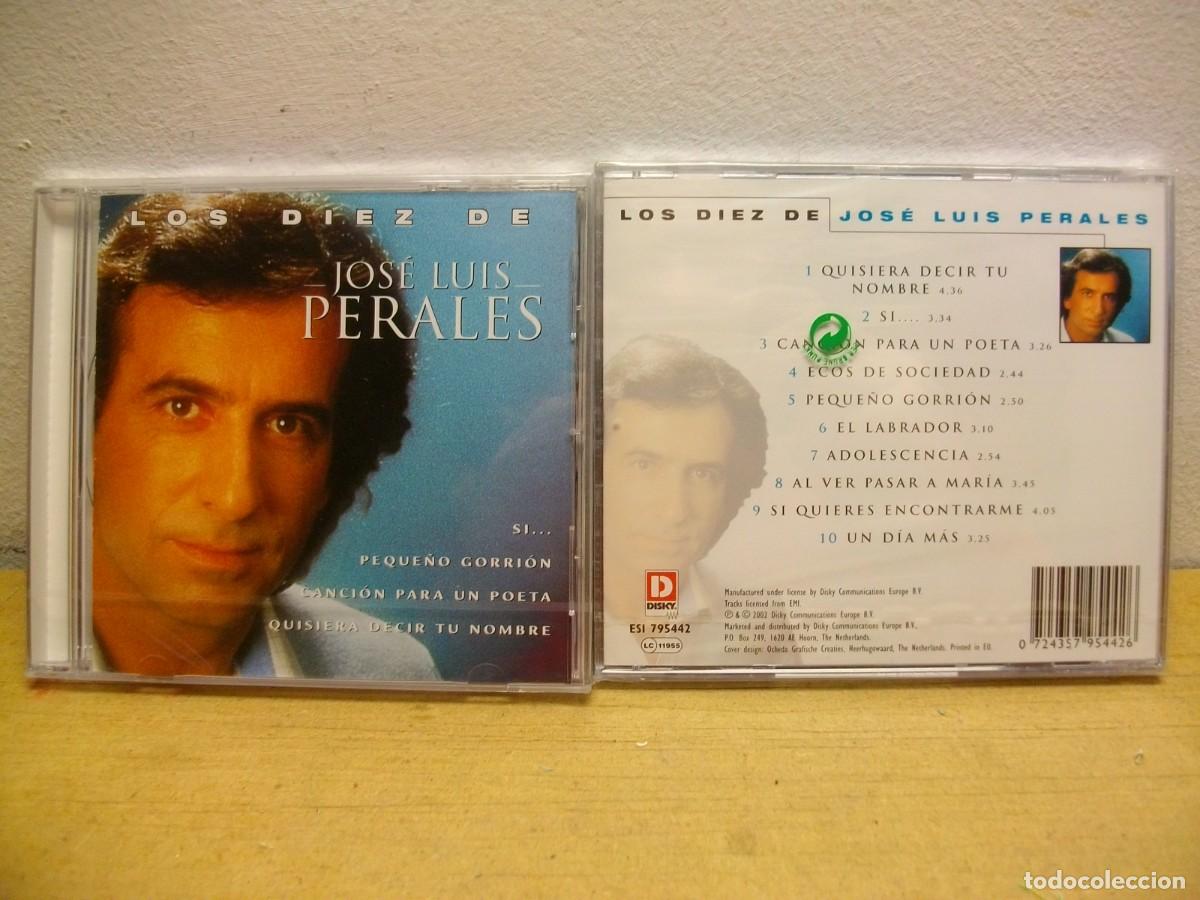 CDs de M&uacute;sica: Los Diez De Jos&eacute; Luis Perales NUEVO y PRECINTADO CD