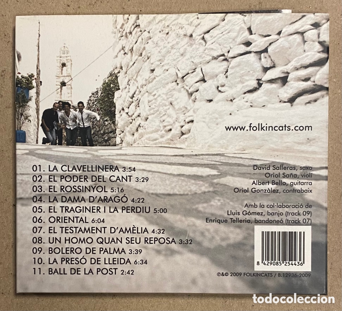 CDs de m&uacute;sica: CD DIGIPACK. FOLKINCATS (2009). JAZZ - Foto 2